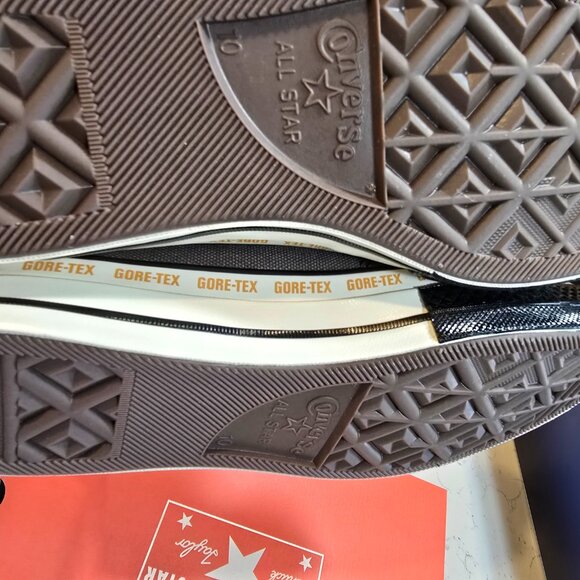 Converse Chuck 70 Gore-Tex High Top Truffle/Black Mens Size 10 A09484C New - Picture 7 of 13